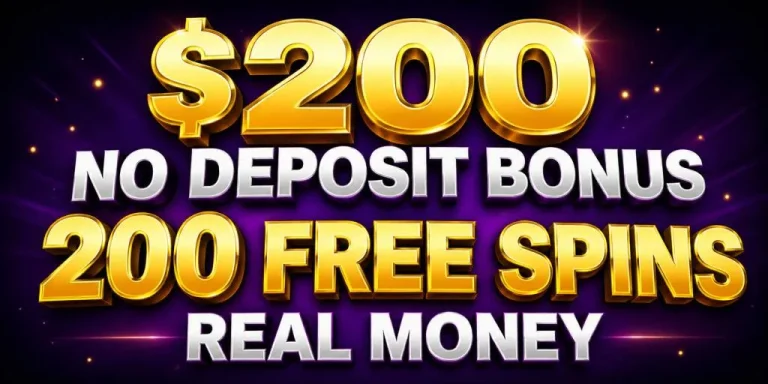 $200 No Deposit Bonus 200 Free Spins Real Money