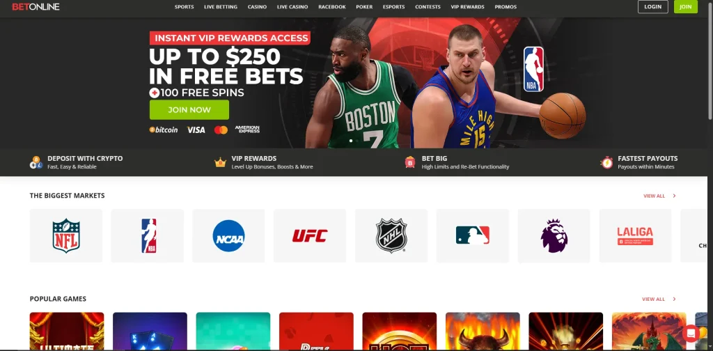 BetOnline Casino: Free USA No Deposit Chips + Sports & Casino Action