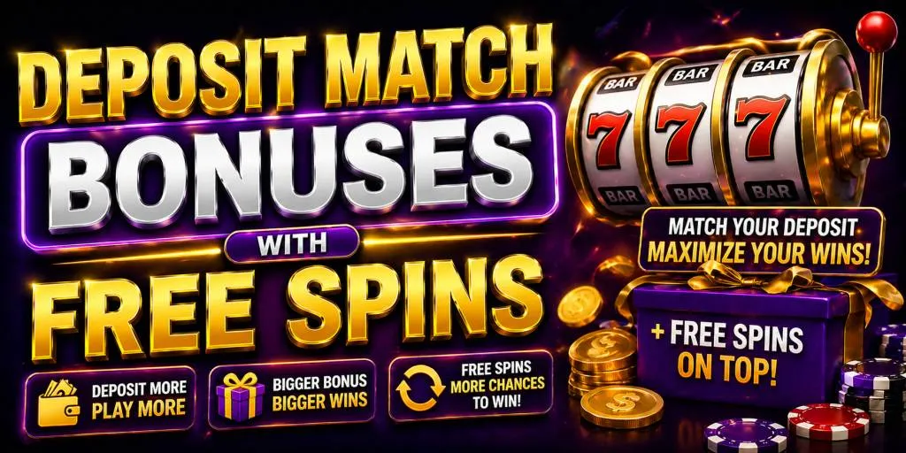 Deposit Match Bonuses With Free Spins