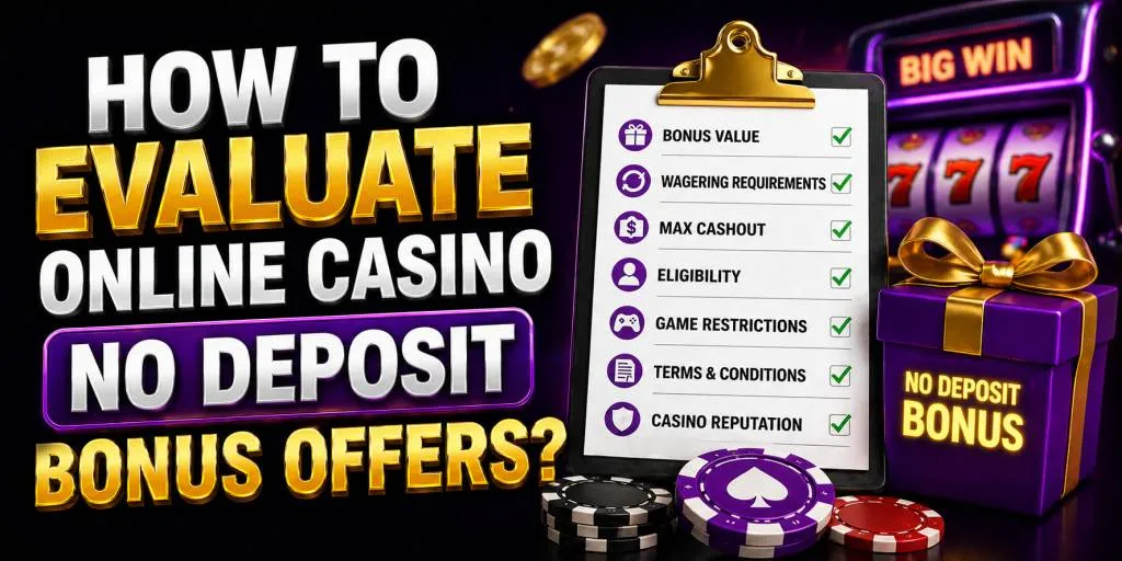 How To Evaluate Online Casino No Deposit Bonus Offers