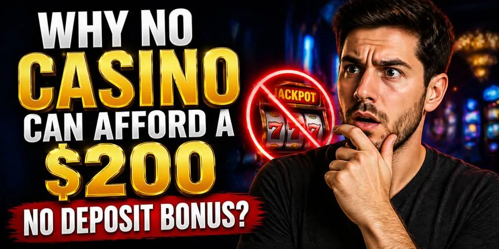 Why No Casino Can Afford A $200 No Deposit Bonus